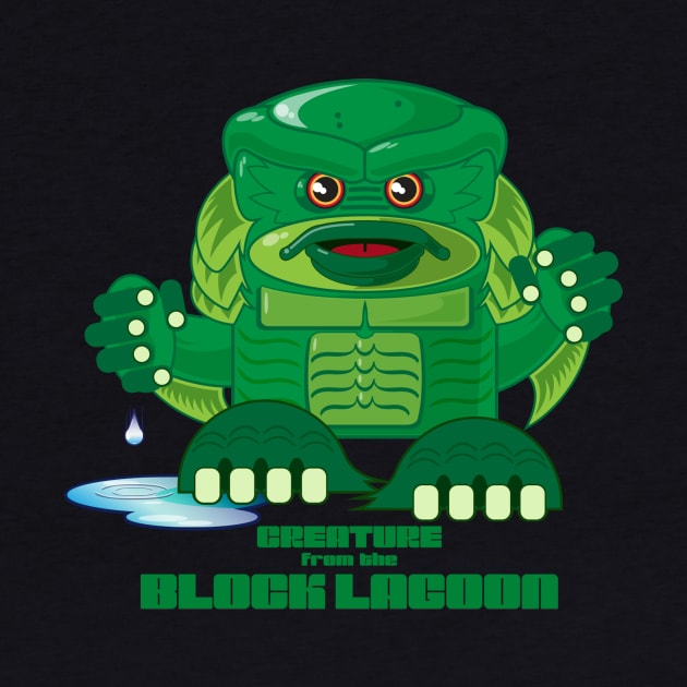 Creature from the Block Lagoon by DiMaio